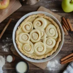 Cinnamon Bun Apple Pie