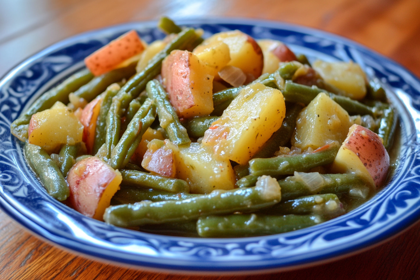 Southern Green Beans with Potatoes