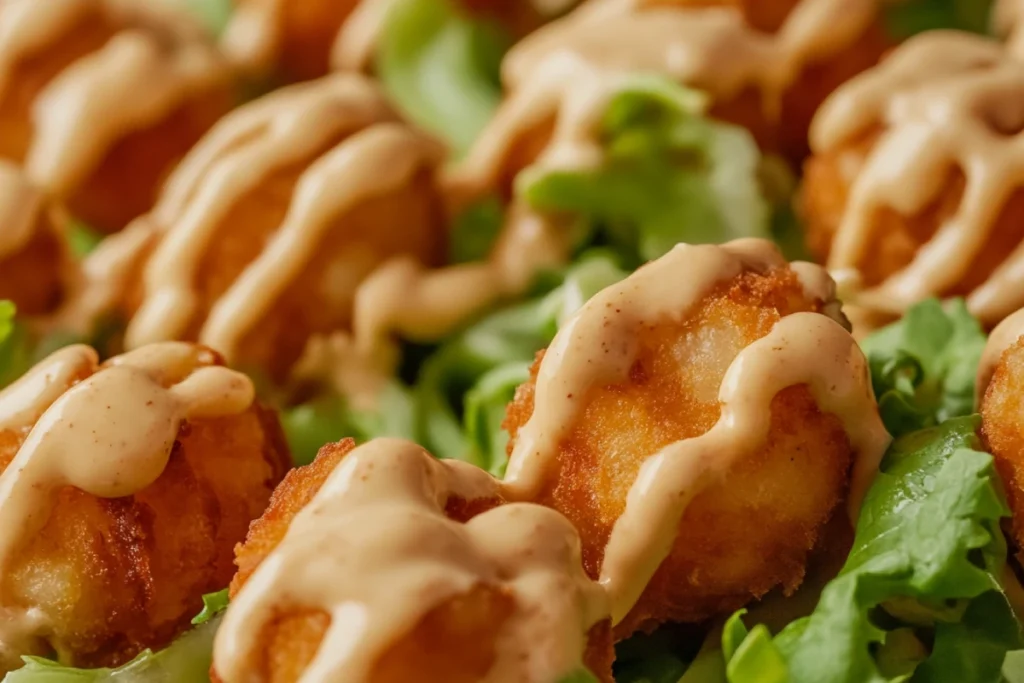 Close-Up of Big Mac Tater Tot Casserole