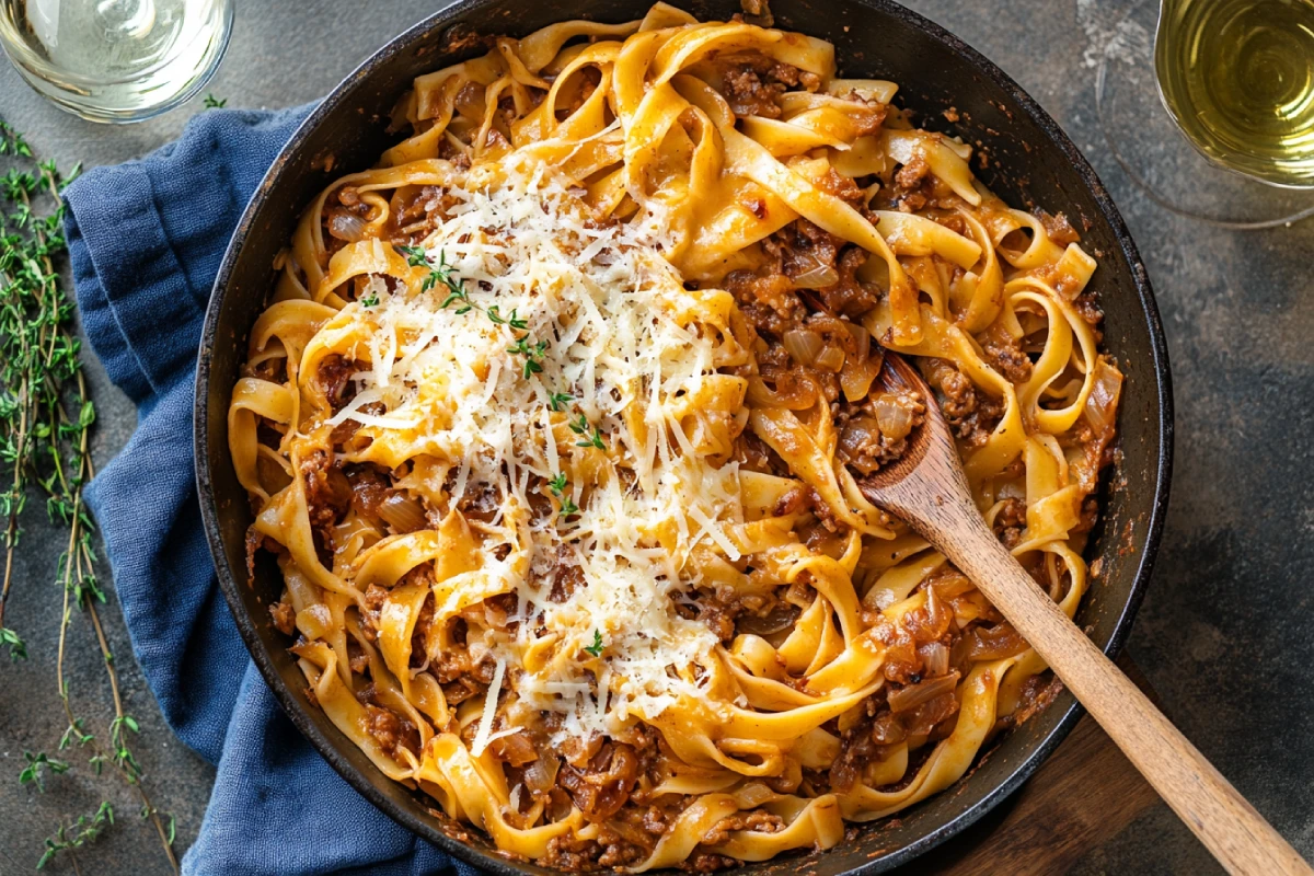 French Onion Pasta Recipe