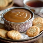 Slow Cooker Caramel in a Tin with Cookies