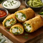 Crispy Goat Cheese and Jalapeño Egg Rolls