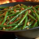 Sautéed Green Beans with Garlic and Shallots