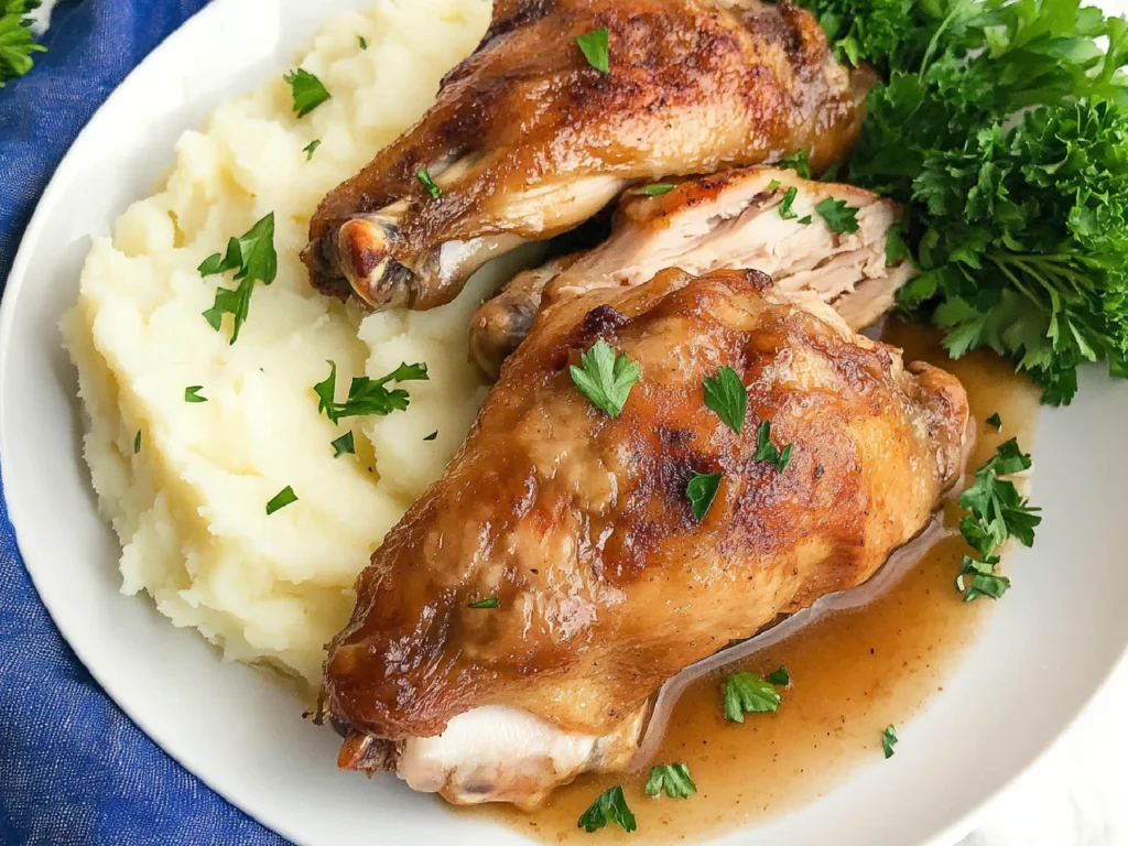 Slow Cooked Tender Turkey Wings