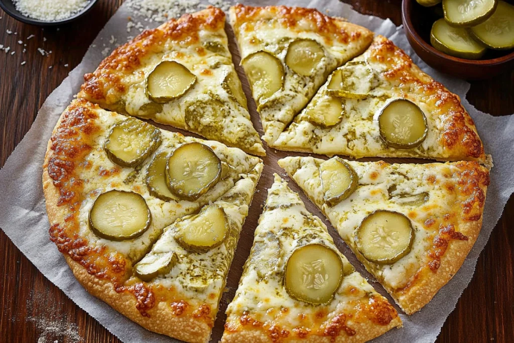 Pickle Pie Pizza Slices