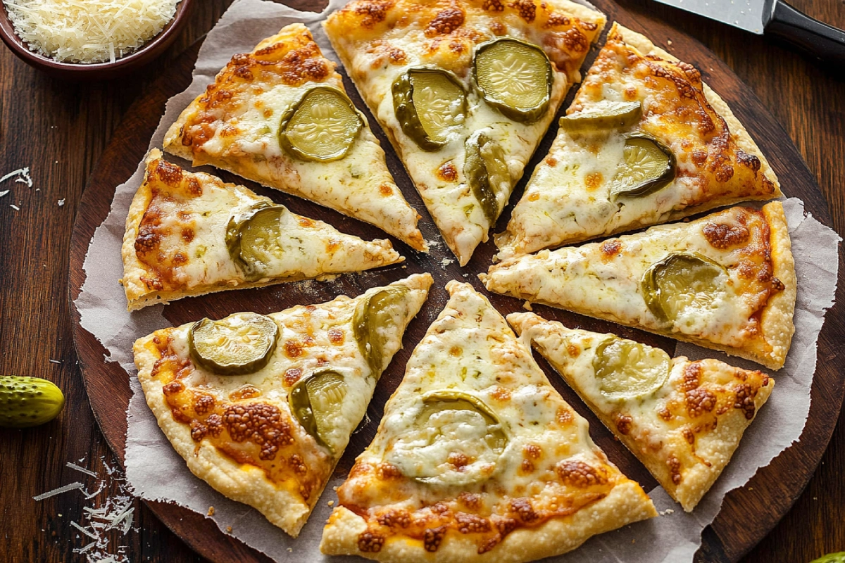 Pickle Pie Pizza Slices